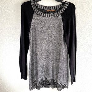 Black and grey sweater size LARGE